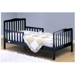 Orbelle - 401BK Solid Wood Toddler Bed - Black