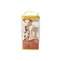 Vulli 850510, Sophie the giraffe set soft toy + latex toy