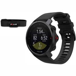 Polar Grit X Multi-Sport GPS Watch -Black (M/L) with H10 Heart Rate Monitor 